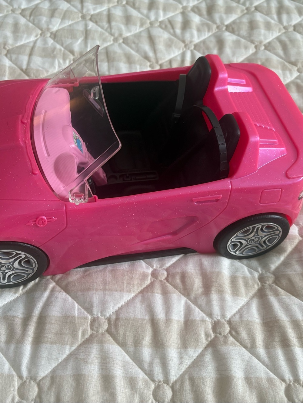 Pink Convertible Barbie Doll Car Toy - Picture 4 of 5